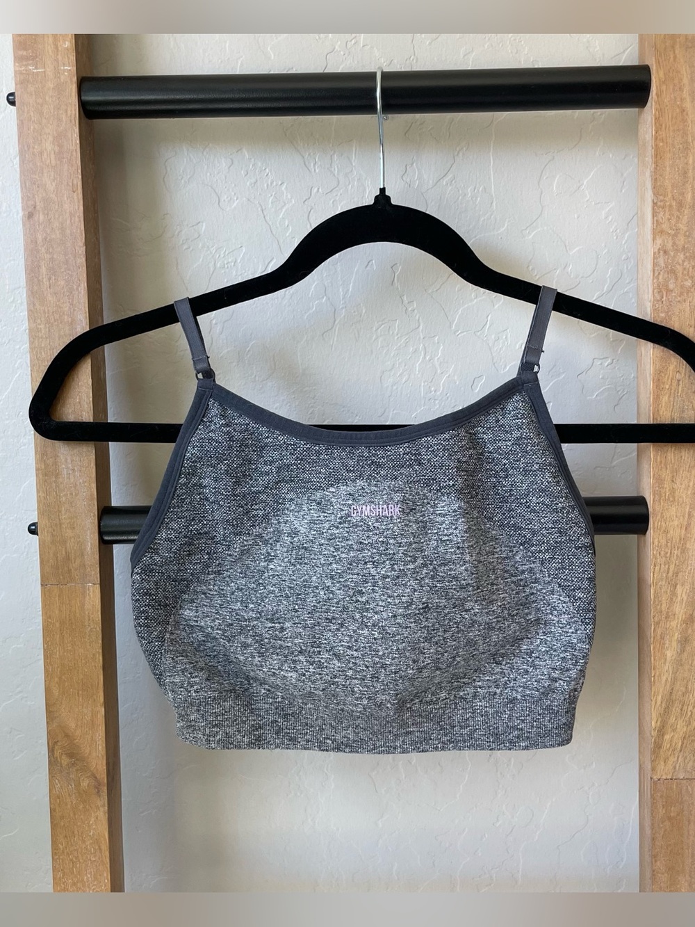 Gymshark Gray Marl Seamless Sports Bra